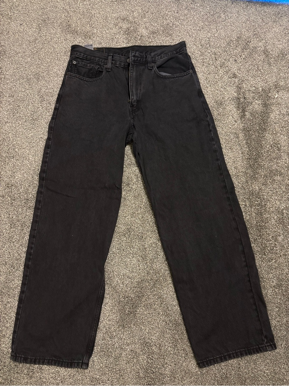 Levi's Men's Black Baggy Fit Jeans